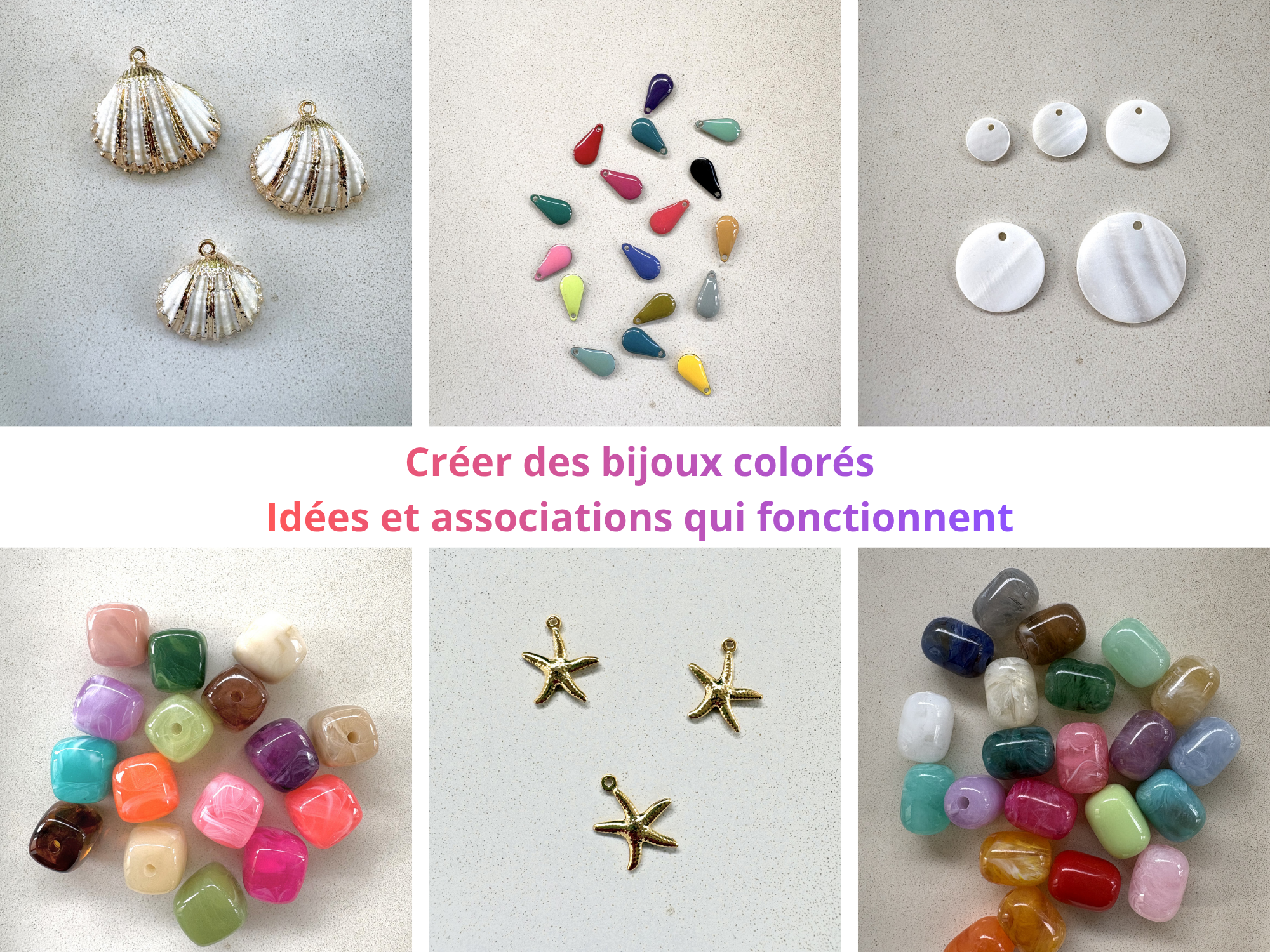 Créer des bijoux colorés : idées et associations qui fonctionnent