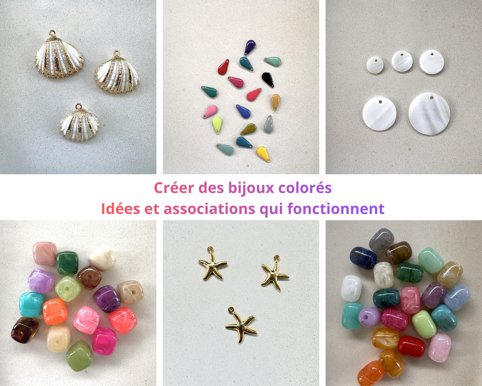 Créer des bijoux colorés : idées et associations qui fonctionnent