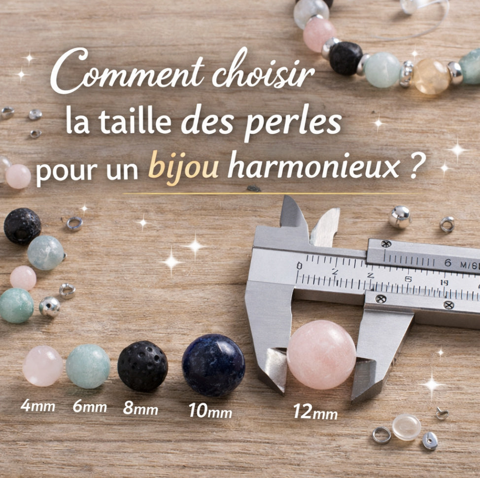 Comment choisir la taille des perles pour un bijou harmonieux ?