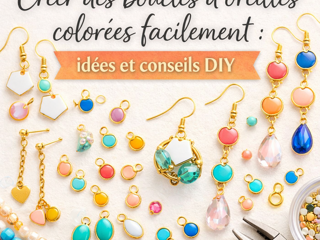 Créer des boucles d’oreilles colorées facilement : idées et conseils DIY