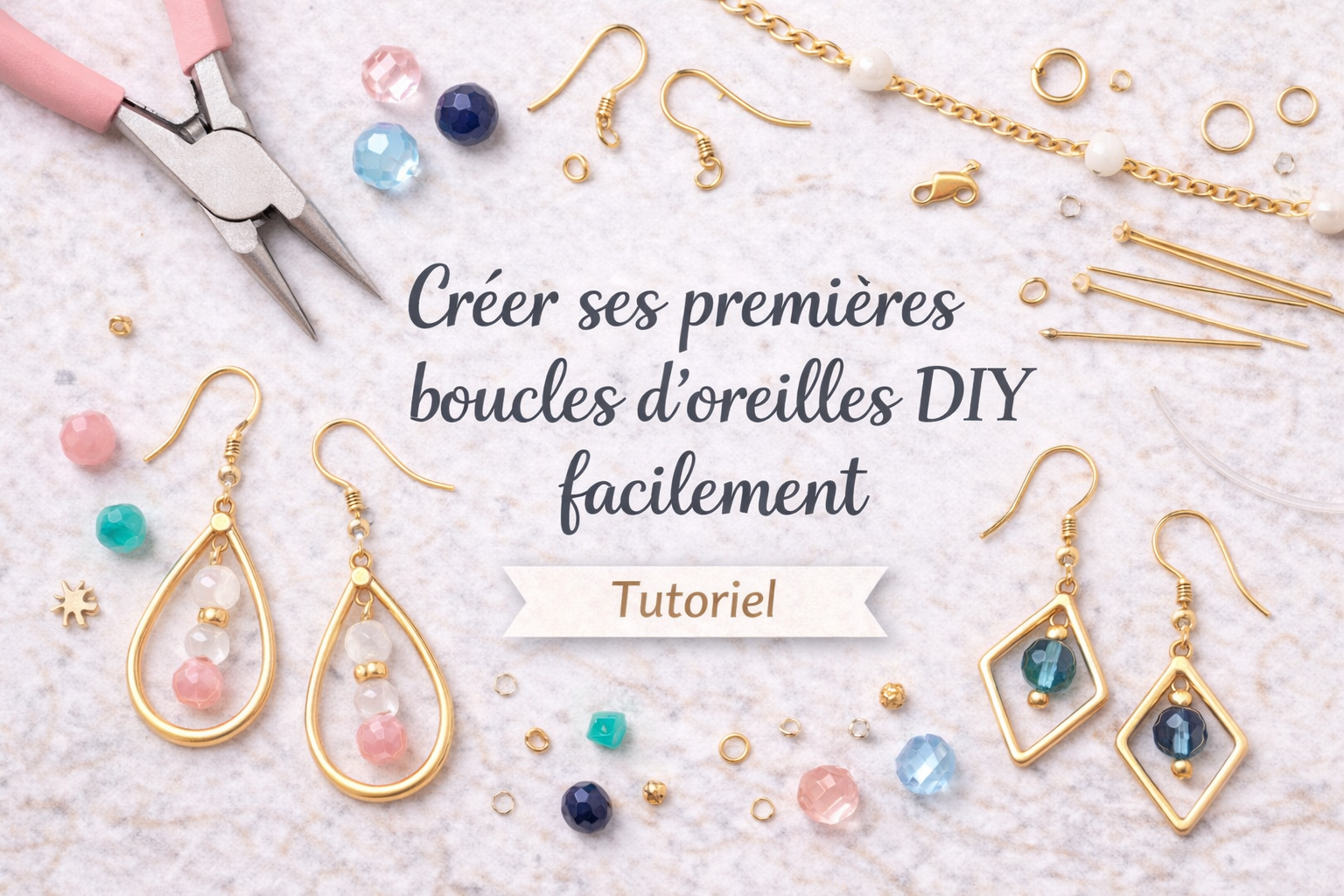 Créer ses premières boucles d’oreilles DIY facilement