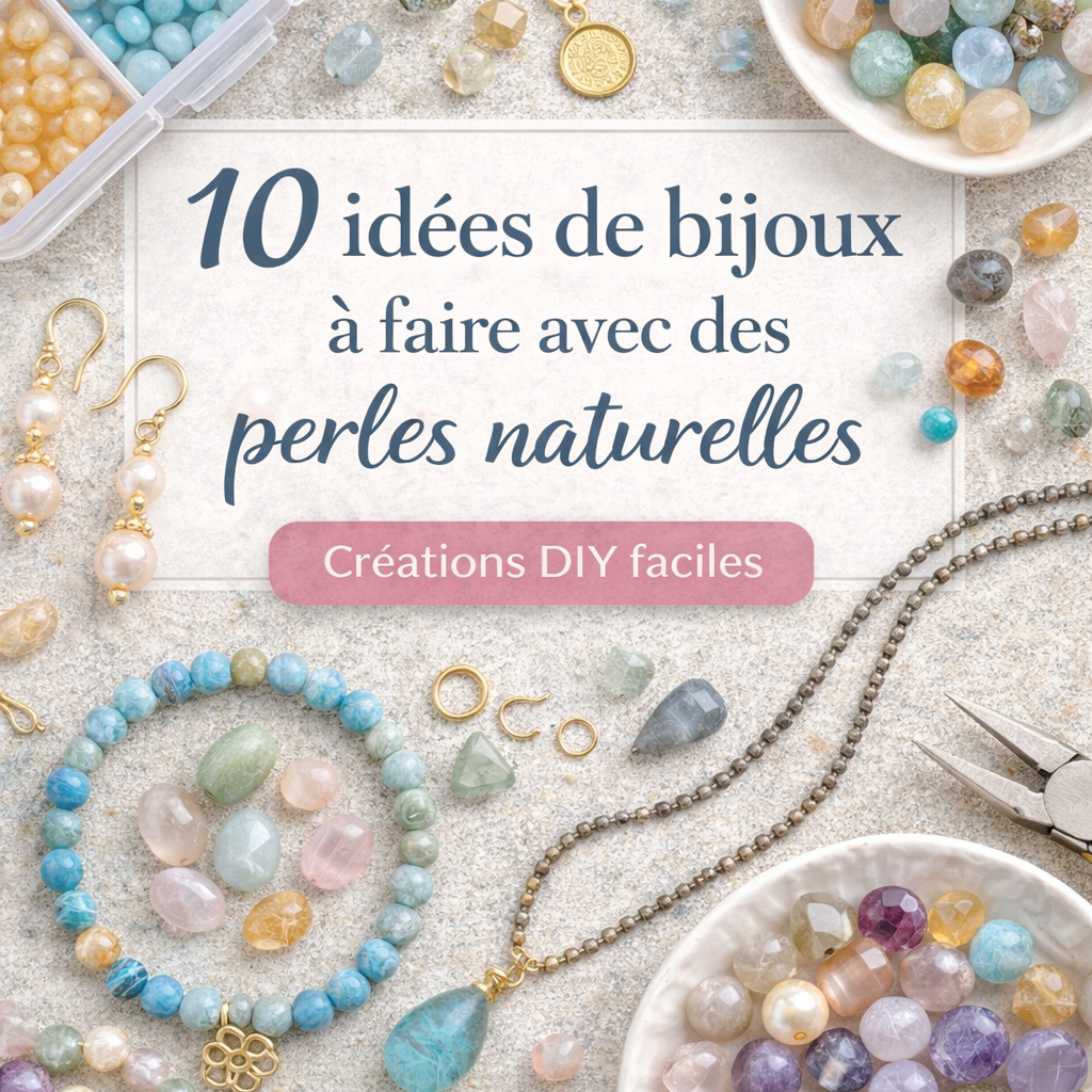 10 idées de bijoux à faire avec des perles naturelles
