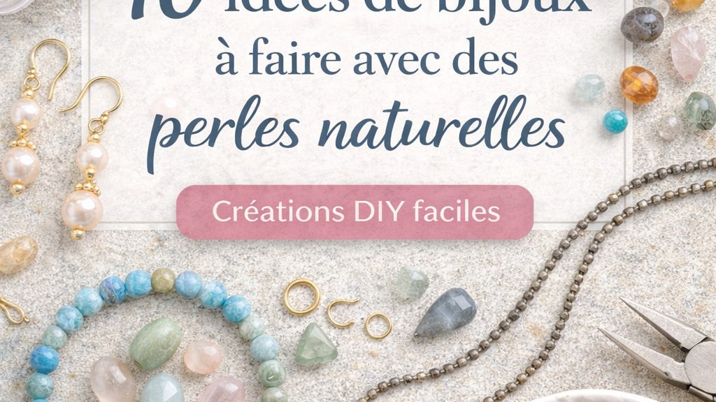 10 idées de bijoux à faire avec des perles naturelles