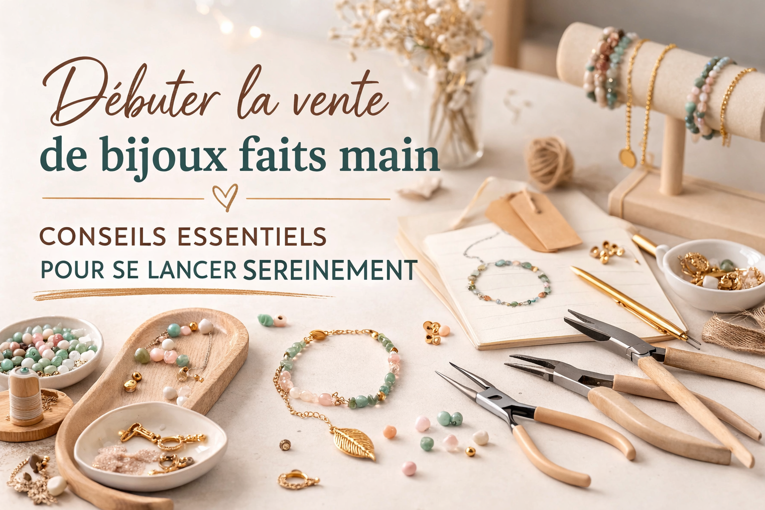 Débuter la vente de bijoux faits main : conseils essentiels pour se lancer sereinement