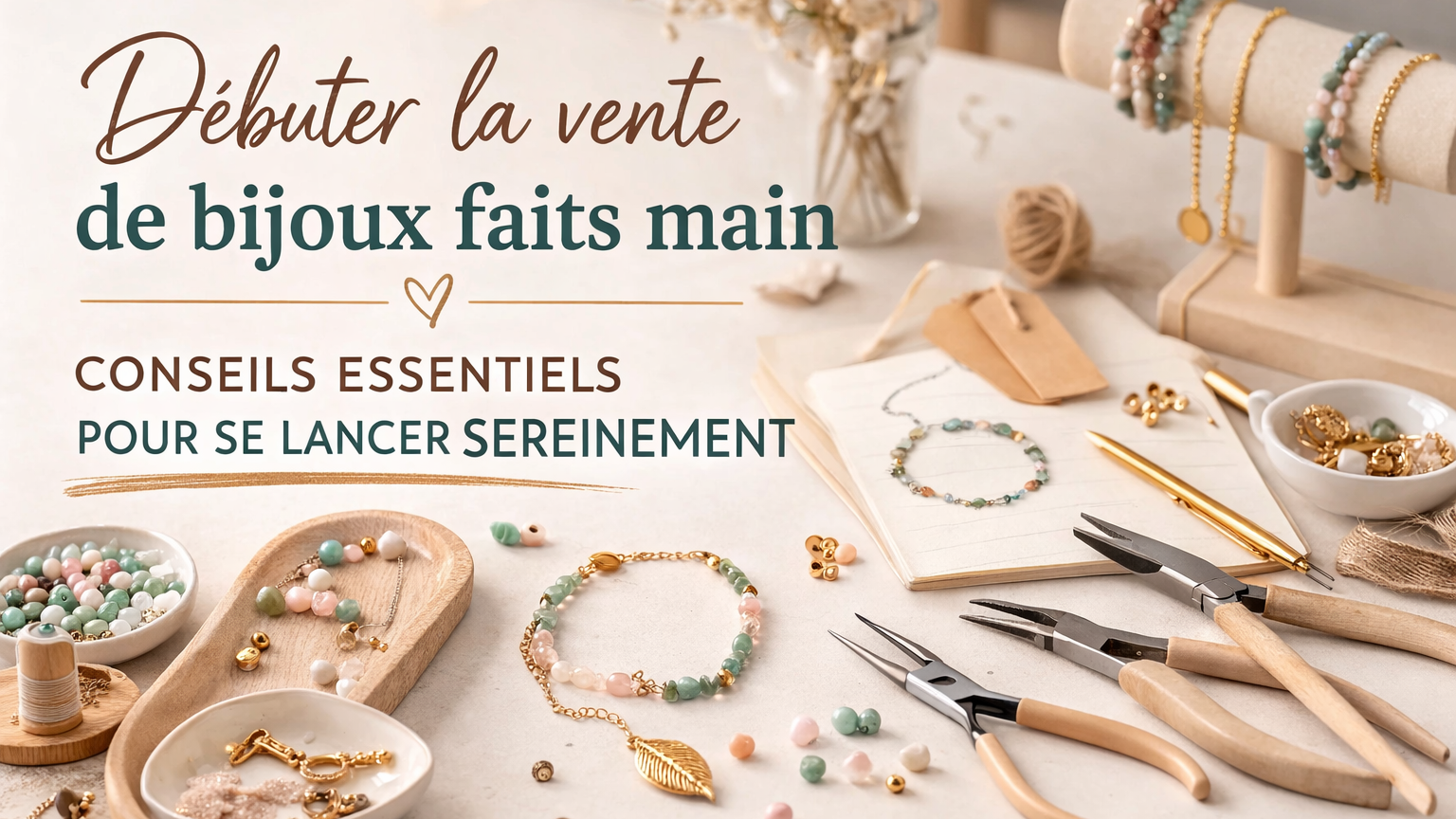 Débuter la vente de bijoux faits main : conseils essentiels pour se lancer sereinement