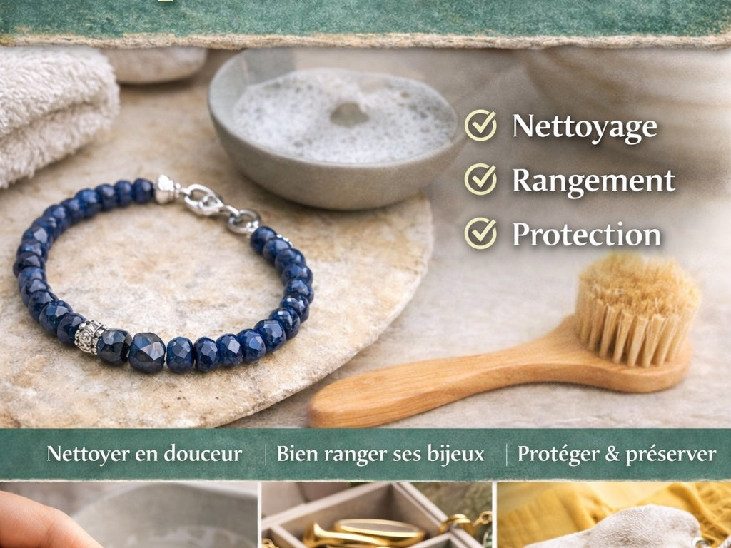 Comment entretenir ses bijoux en pierres naturelles ?