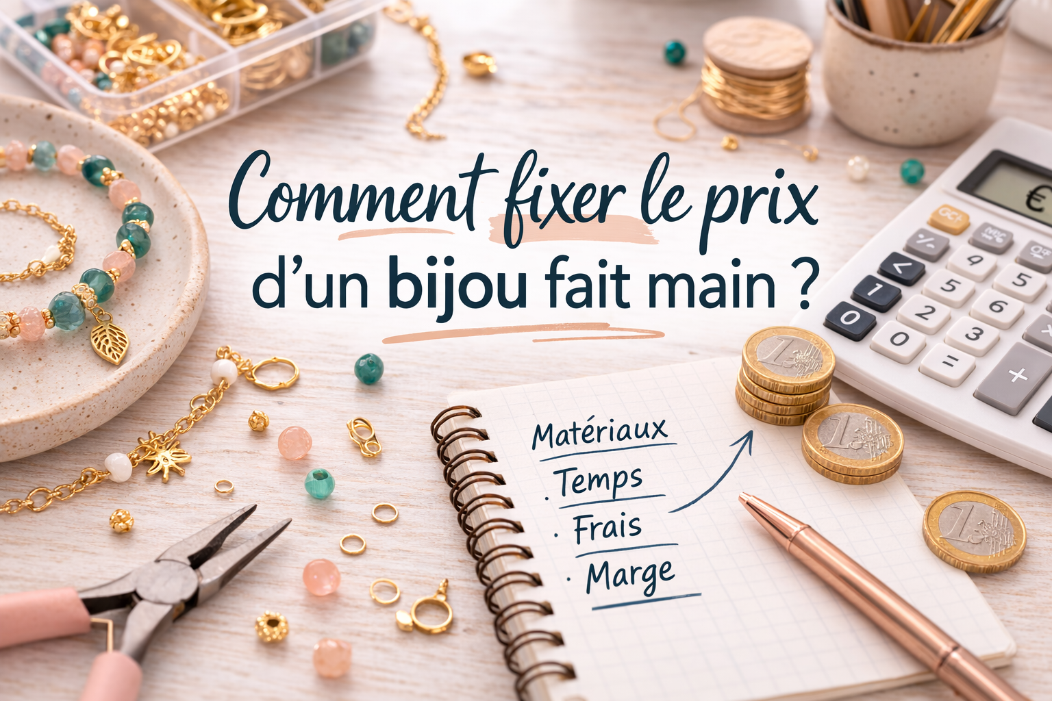 Comment fixer le prix d’un bijou fait main ?