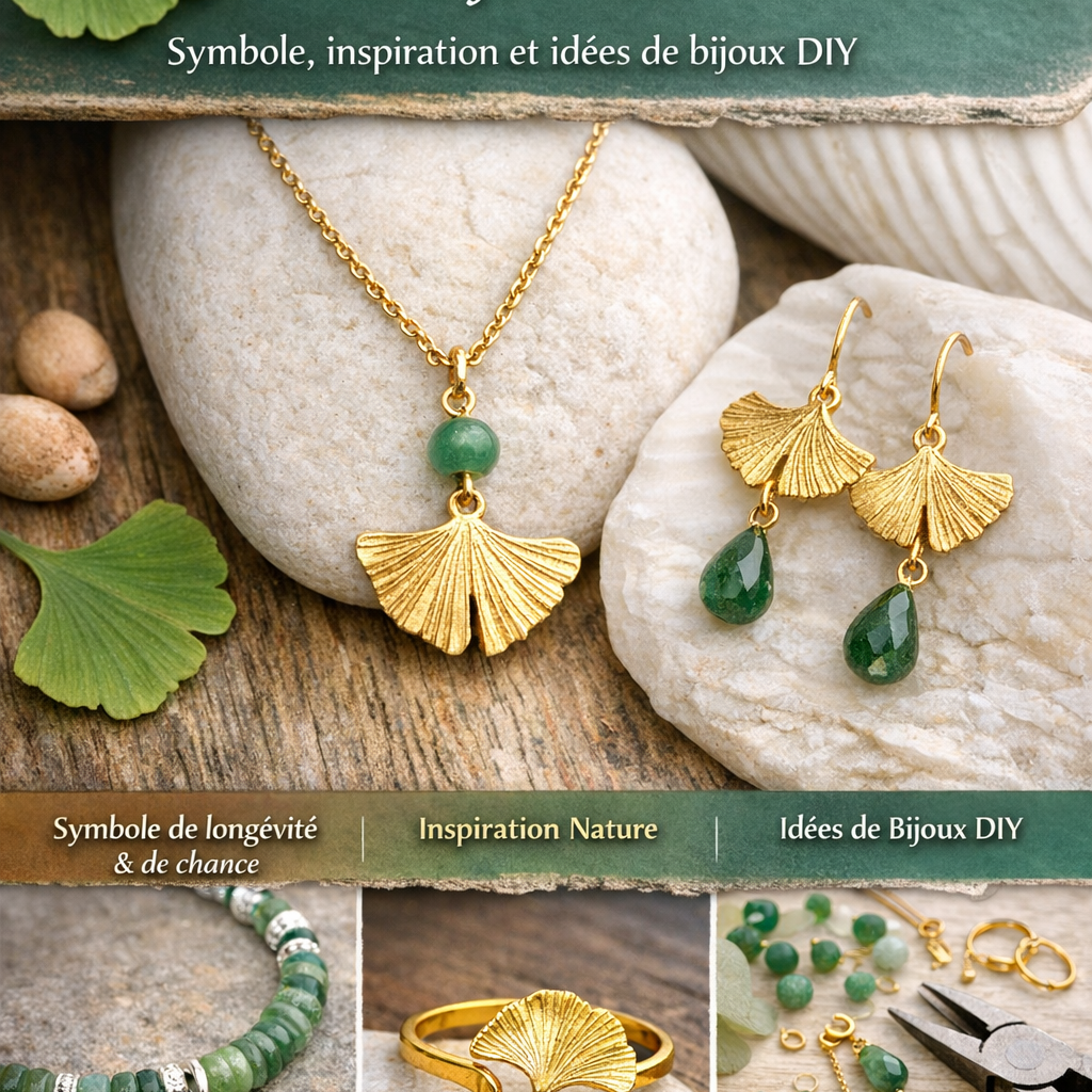 La feuille de ginkgo en bijouterie : symbole, inspiration et idées de bijoux DIY