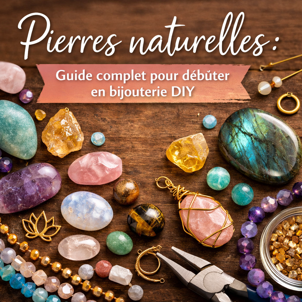 Pierres naturelles : guide complet pour débuter en bijouterie DIY
