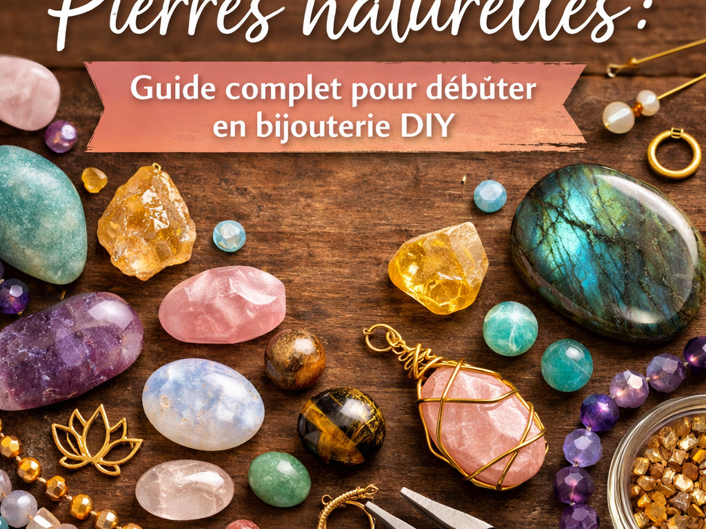 Pierres naturelles : guide complet pour débuter en bijouterie DIY
