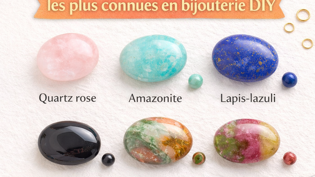 Signification des pierres naturelles les plus connues en bijouterie DIY