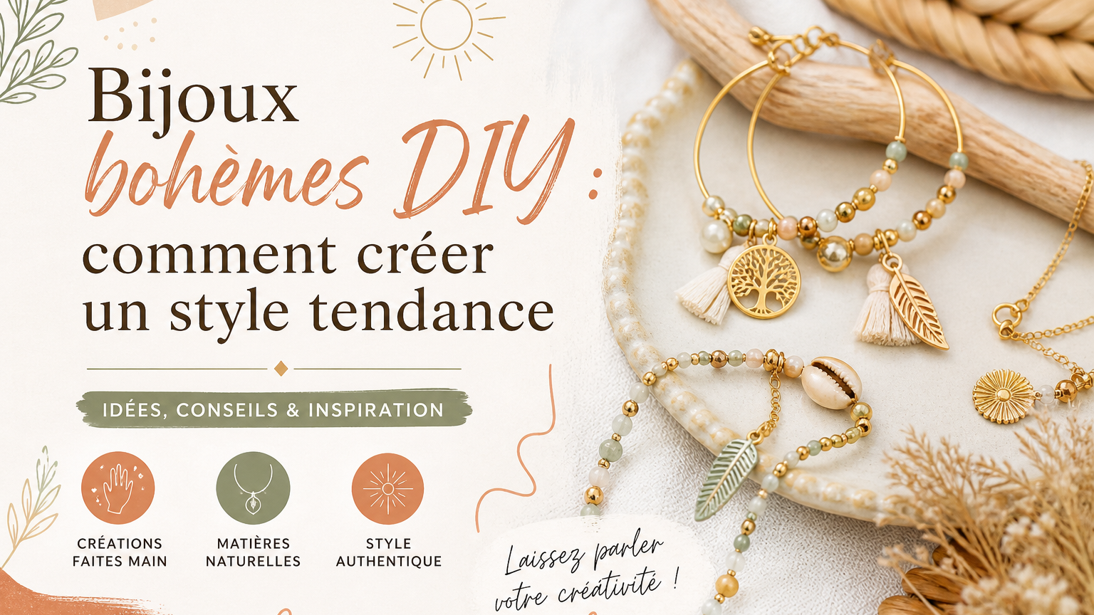 Bijoux bohèmes DIY : comment créer un style tendance