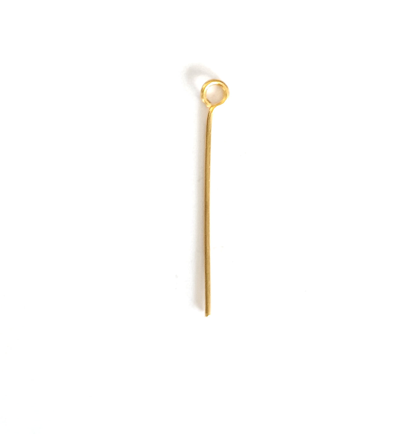 Clous tête ronde acier inox doré - 25, 30 ou 40 mm x10
