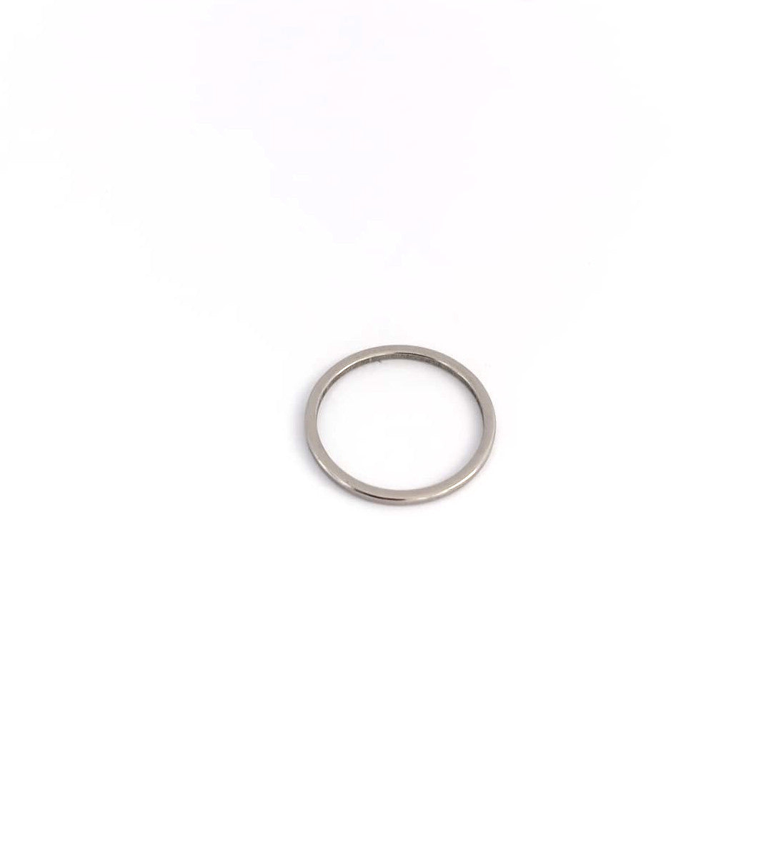 Anneau intercalaire acier inox argenté 304 - 16 mm