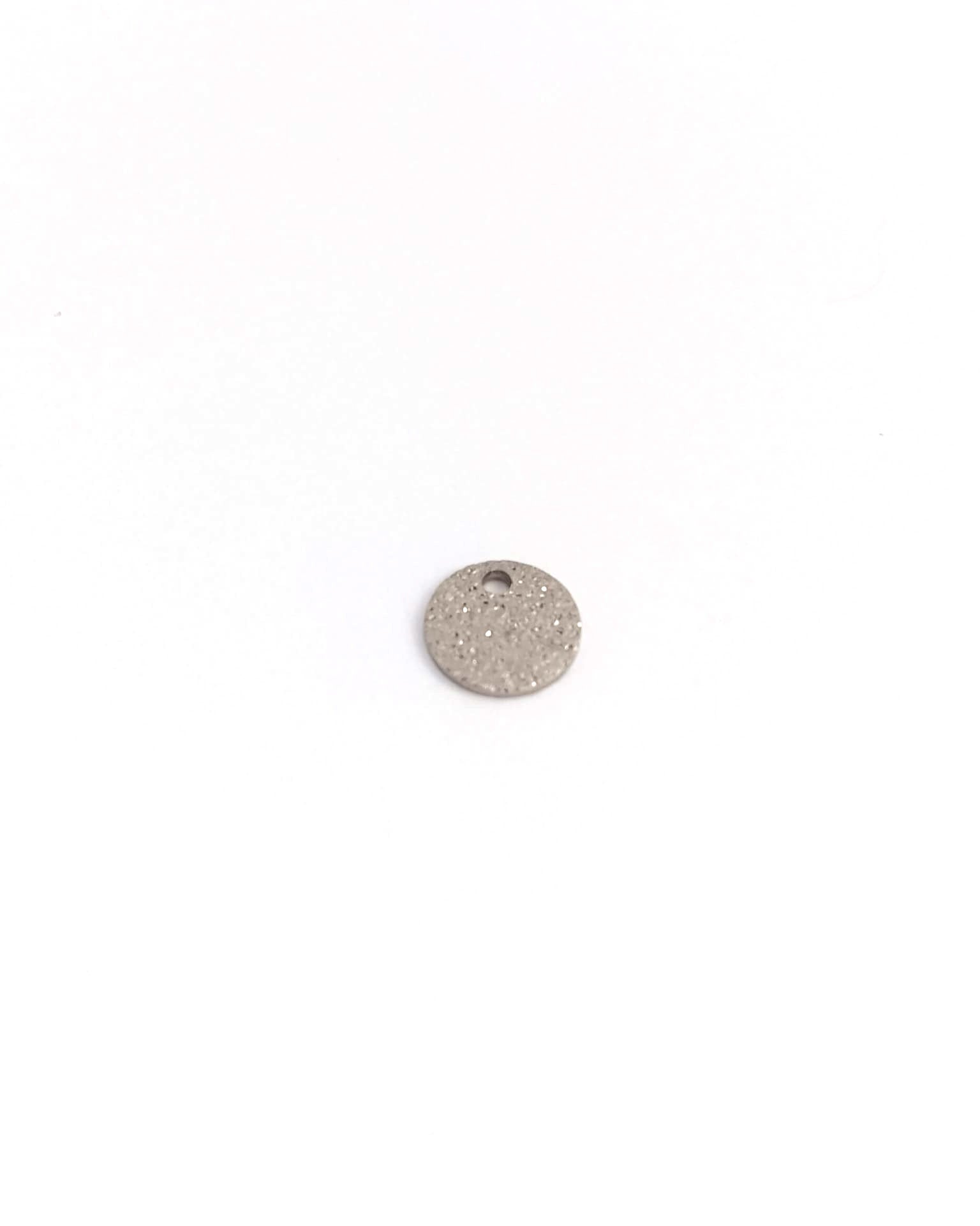 Sequin rond pailleté acier inox 304 - 8 mm