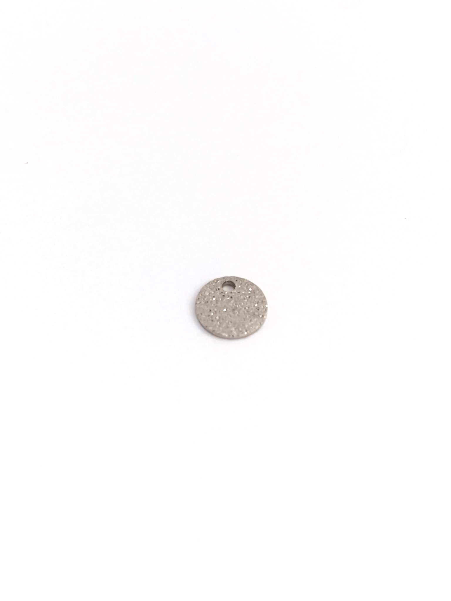 Sequin rond pailleté acier inox 304 - 8 mm