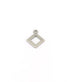 perlesetcreationbijoux-breloque-losange-acier-inox-argente