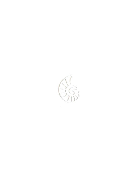 Breloque filigrane coquillage - 15x11 mm