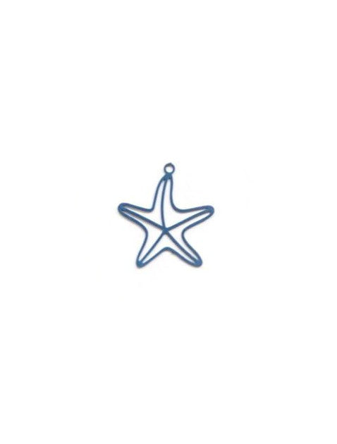 perlesetcreationbijoux-breloque-filigrane-etoile-de-mer-bleu-marine