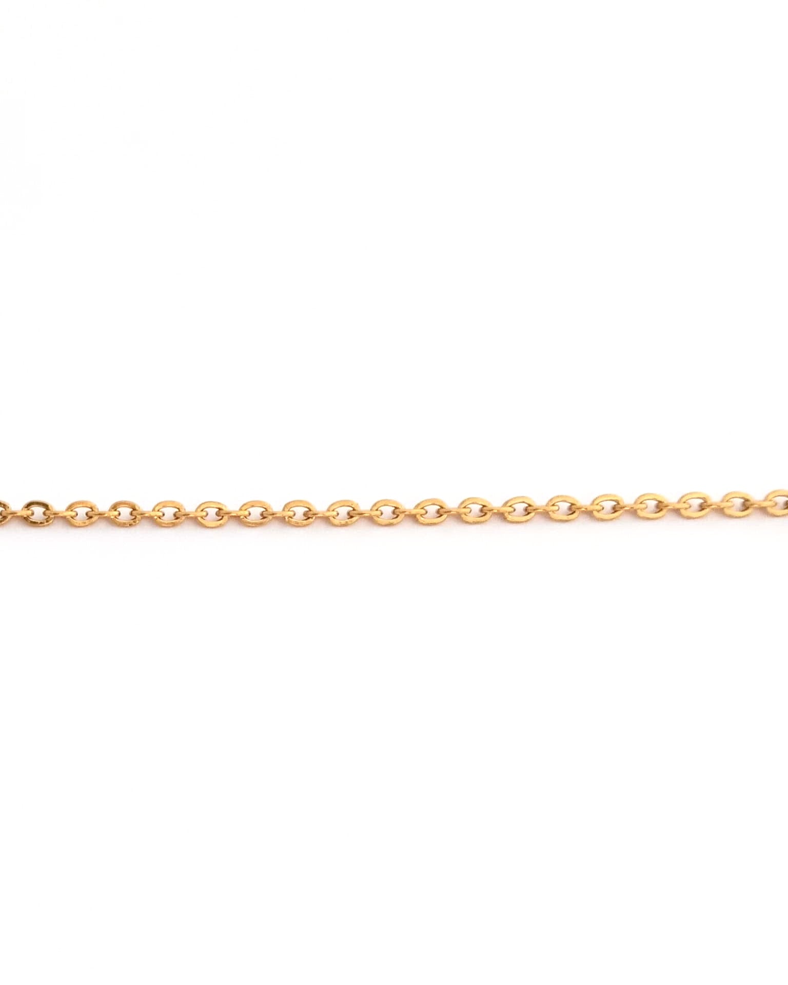 Chaîne maille ovale plat acier inox doré 304 - 2,5x2 mm