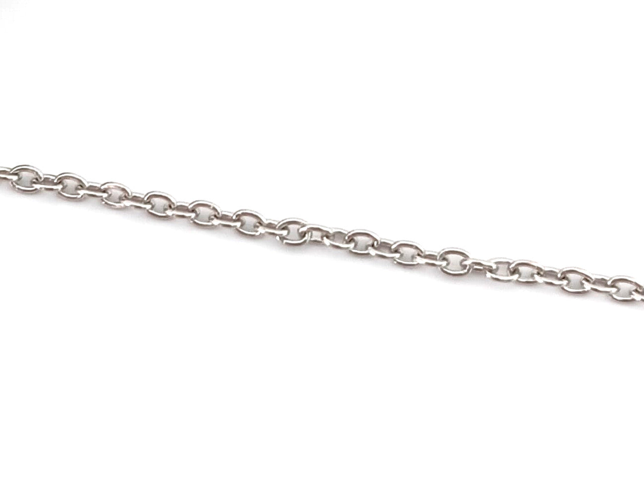 perlesetcreationbijoux - chaîne maille ovale en acier inoxydable argenté de 2x1,5 mm