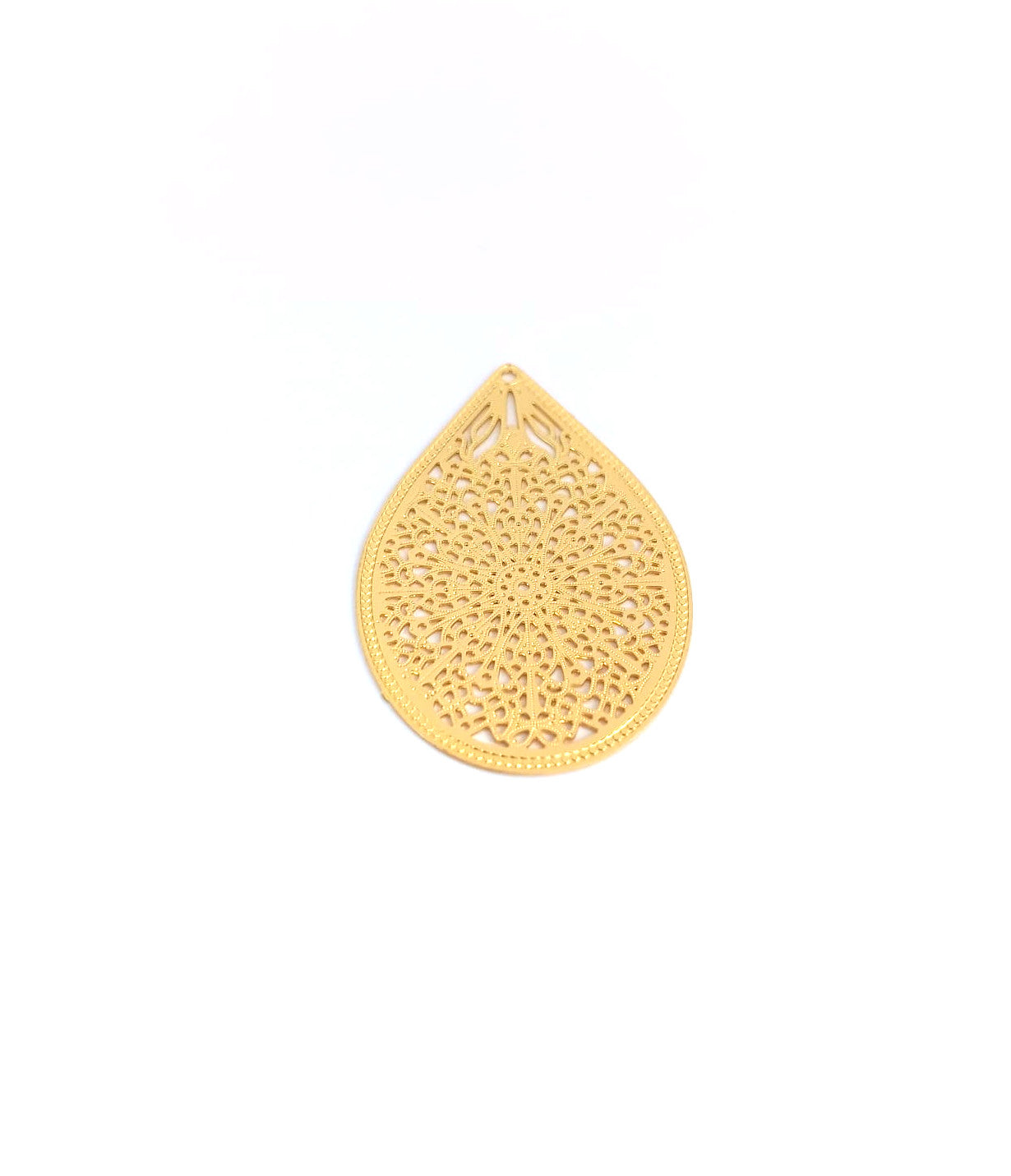 Estampe filigrane goutte - 35x23 mm
