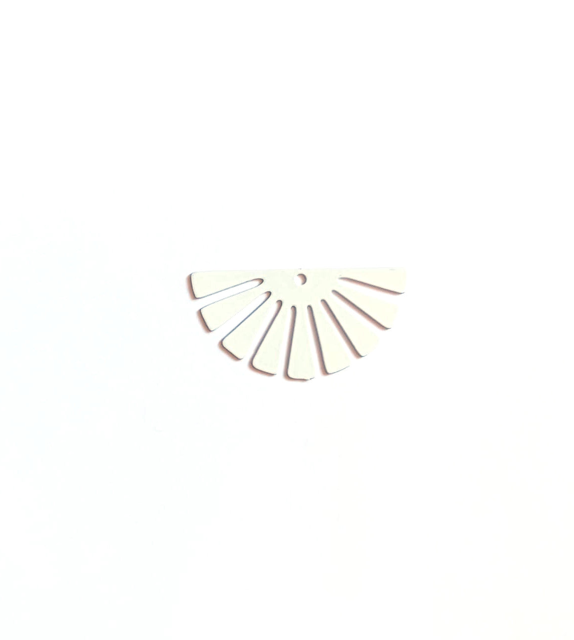 Estampe filigrane éventail - 18x35 mm