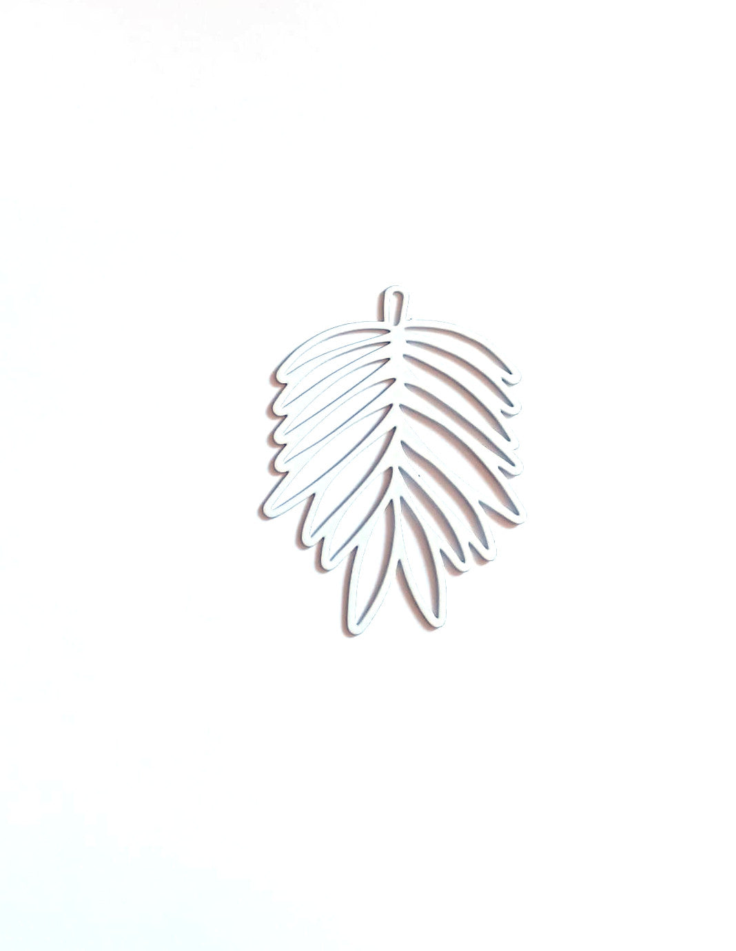 Estampe filigrane feuille - 38x28 mm