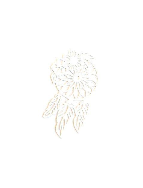 Estampe filigrane attrape-rêves - 45x25 mm