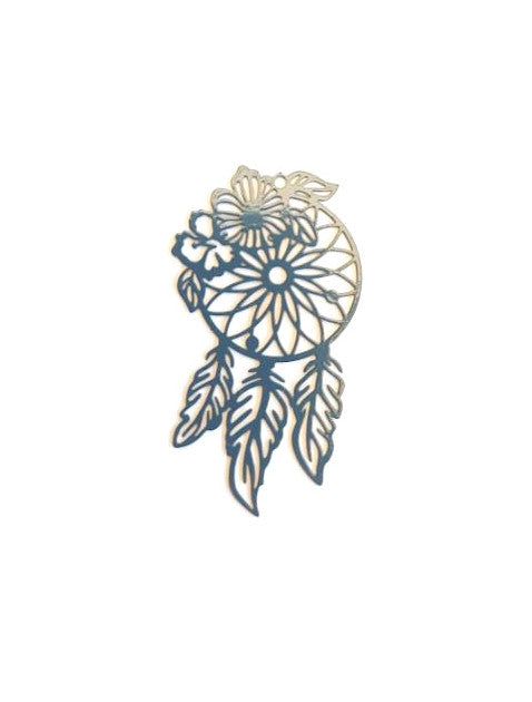Estampe filigrane attrape-rêves - 45x25 mm