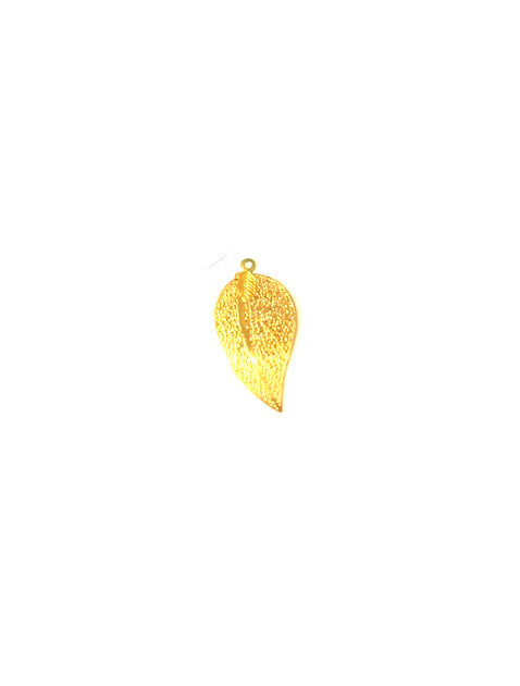 Estampe filigrane feuille - 38x19 mm