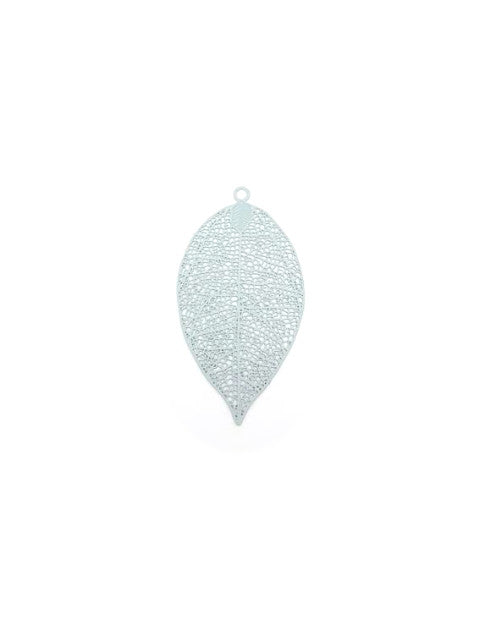 Estampe filigrane feuille - 49x26 mm