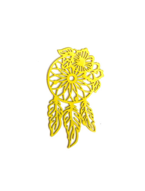 Estampe filigrane attrape-rêves - 45x25 mm