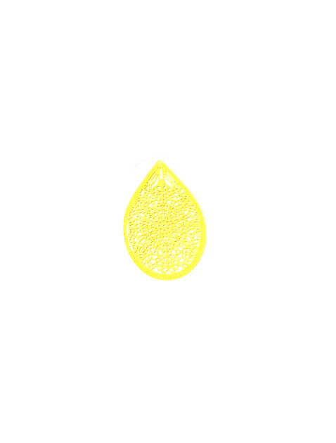 Estampe filigrane goutte - 48x32 mm