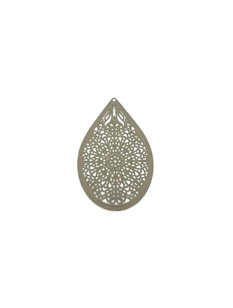 Estampe filigrane goutte - 48x32 mm