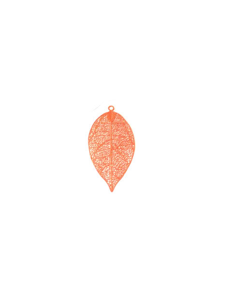 Estampe filigrane feuille - 49x26 mm