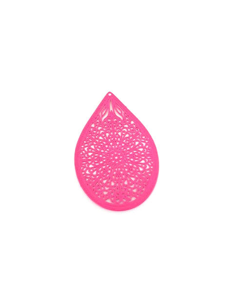 Estampe filigrane goutte - 48x32 mm