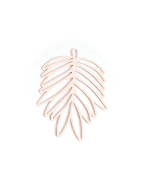 Estampe filigrane feuille - 38x28 mm