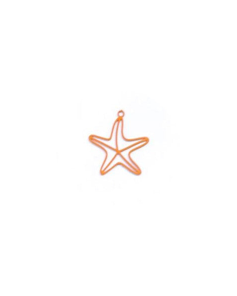 perlesetcreationbijoux-breloque-filigrane-etoile-de-mer-orange