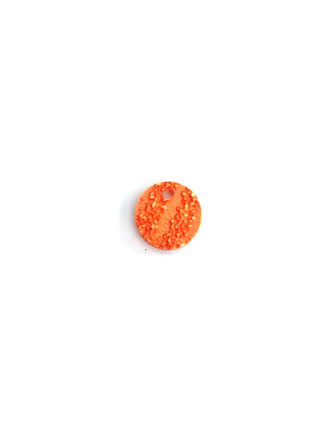 Sequin rond texturé en résine - 17mm