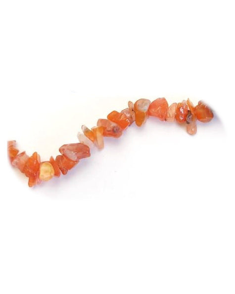 Perles chips agate rouge naturelle - 4-10 mm