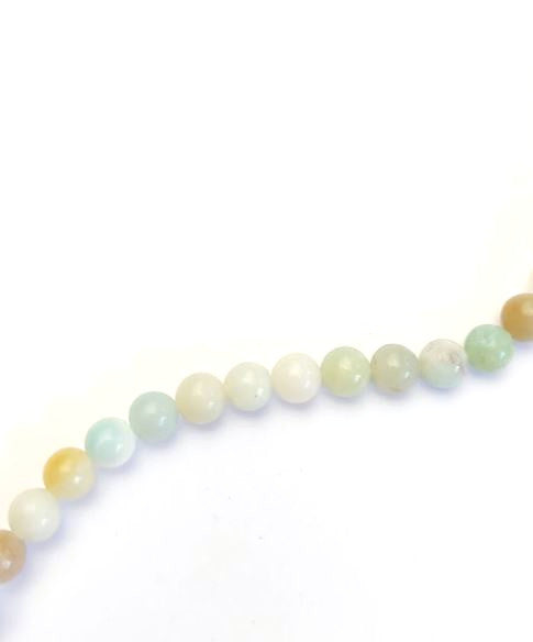 Perles rondes amazonite naturelle - 6mm