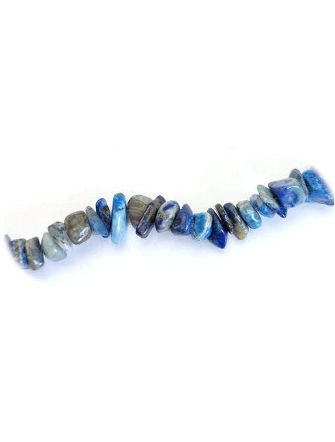 Perles chips lapis lazuli naturel - 4-10 mm