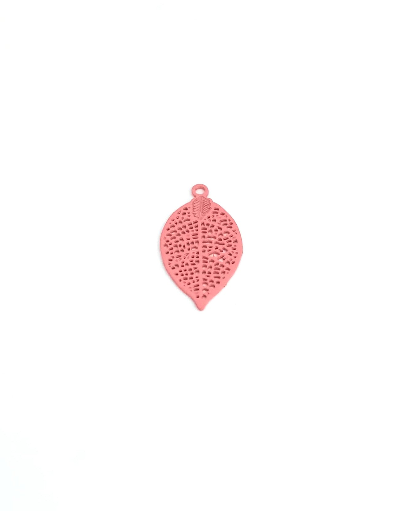 Breloque filigrane feuille - 19x10 mm