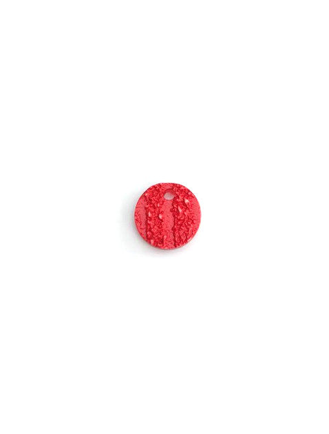 Sequin rond texturé en résine - 17mm