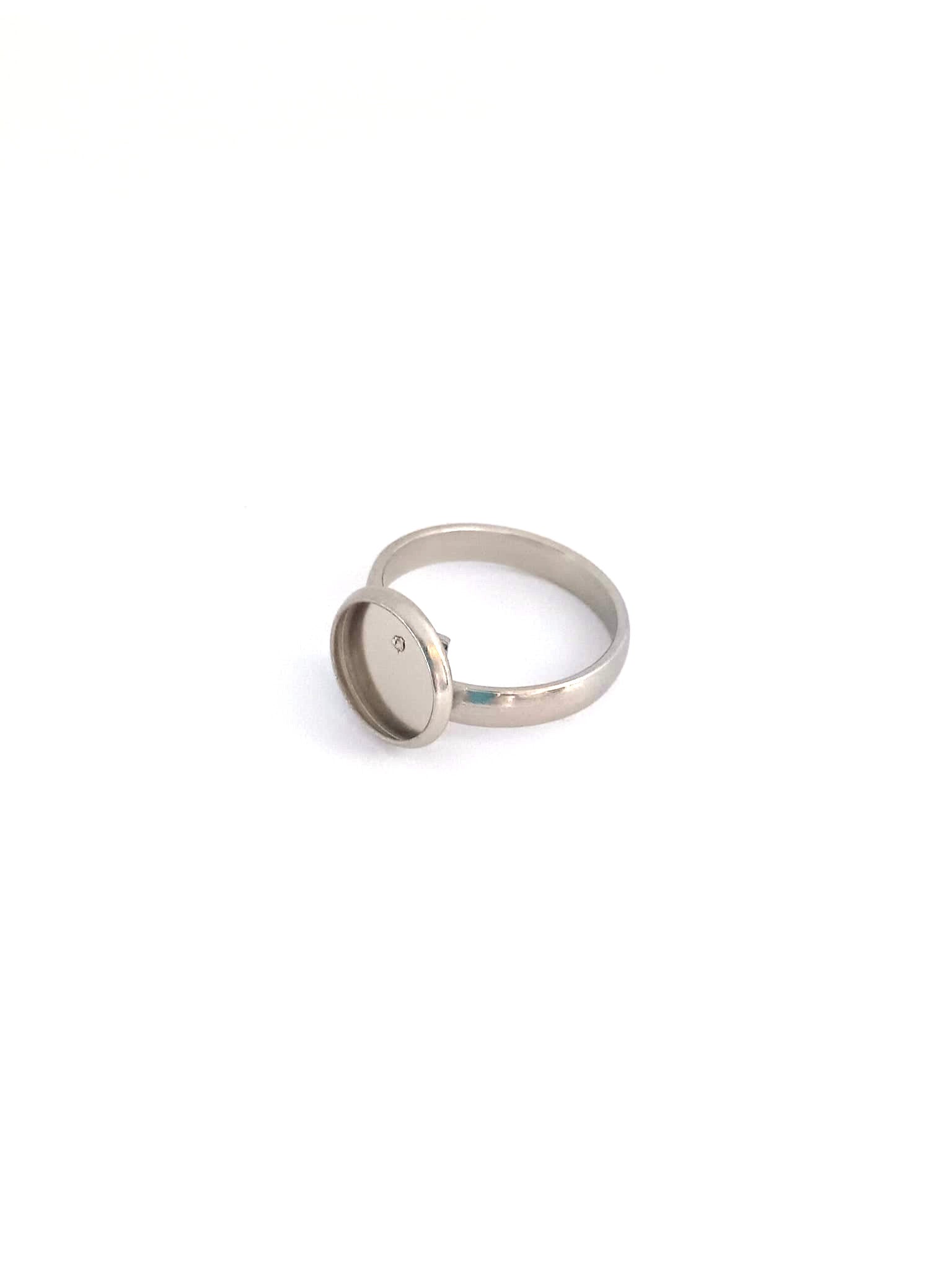 Bague pour cabochon acier inox 304 - 10 mm