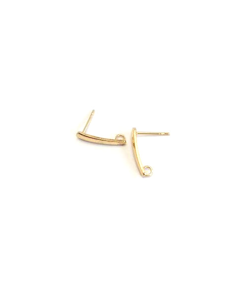 perlesetcreationbijoux-clous-doreilles-barre-acier-inoxydable-dore