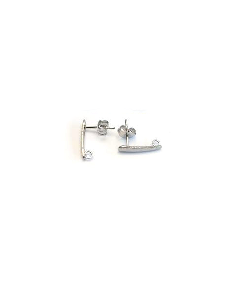perlesetcreationbijoux-clous-doreilles-barre-acier-inoxydable-argente
