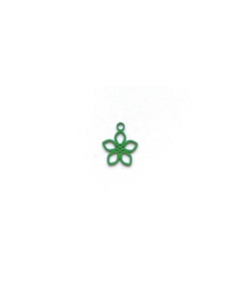 Breloque filigrane fleur - 9x7 mm