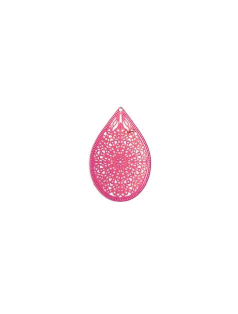 Estampe filigrane goutte - 35x23 mm